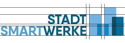 mister bk! | Smartstadtwerke Logo Blueprint
