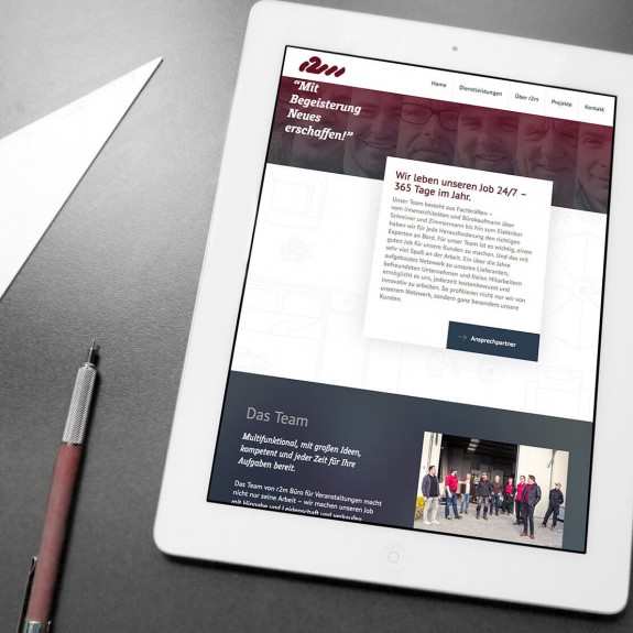 mister bk! | Referenz: r2m Website Tablet