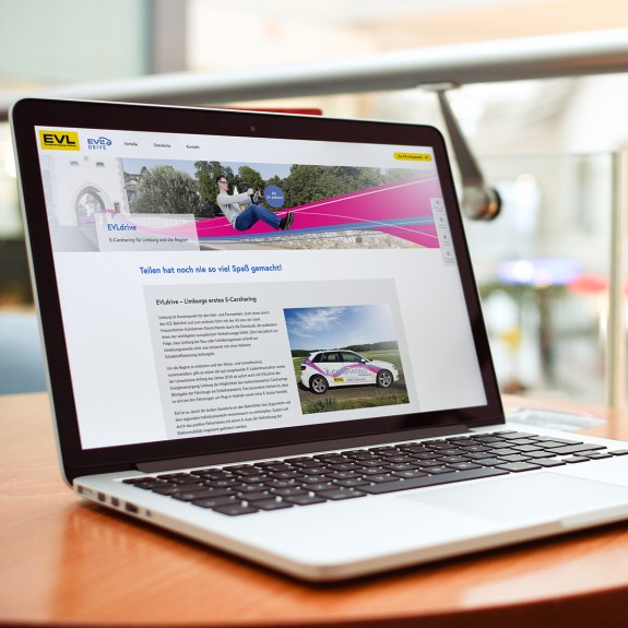 mister bk! | Referenz: Energieversorgung Limburg Landingpage EVLdrive