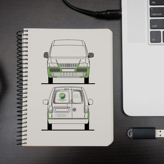 mister bk! | Referenz: Naturheilpraxis Retagne Autobeklebung