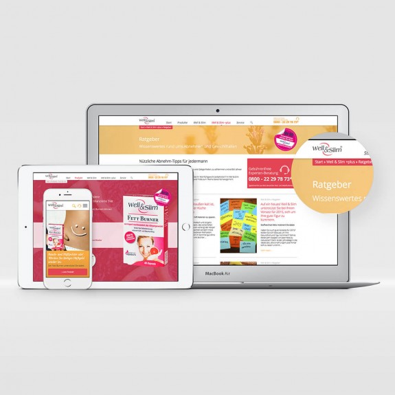 mister bk! | Referenz: Well & Slim Website