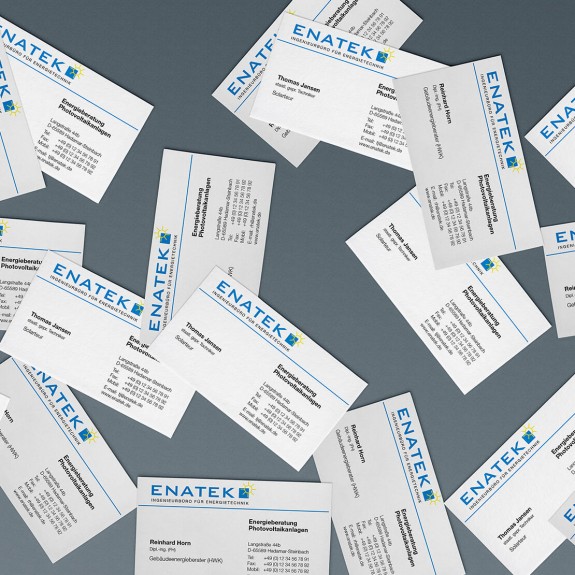 mister bk! | Referenz: enatek Visitenkarten