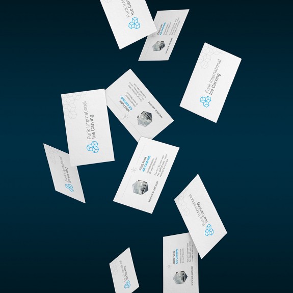 mister bk! | Referenz: Ice Carving Visitenkarten