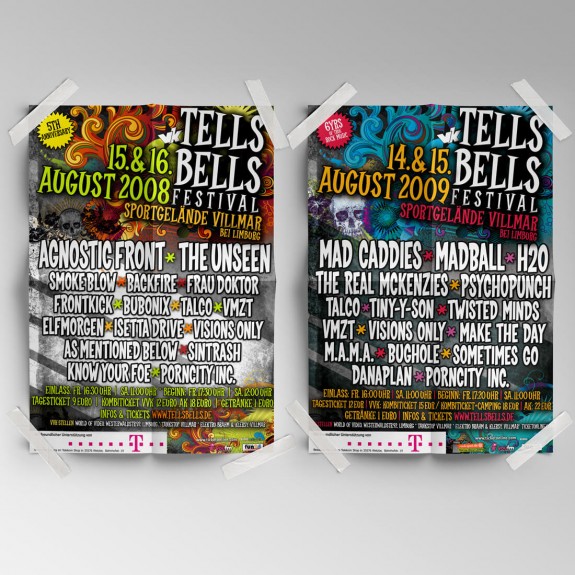 mister bk! | Referenz: Tells Bells Festival Posterdesign 2008 + 2009