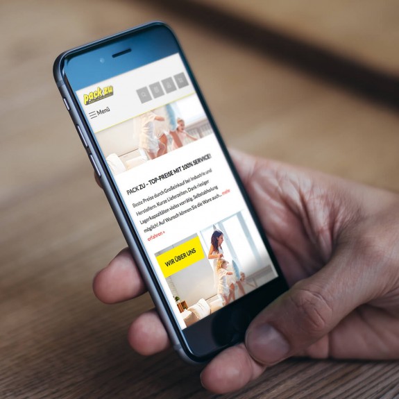 mister bk! | Referenz: pack zu Website Smartphone