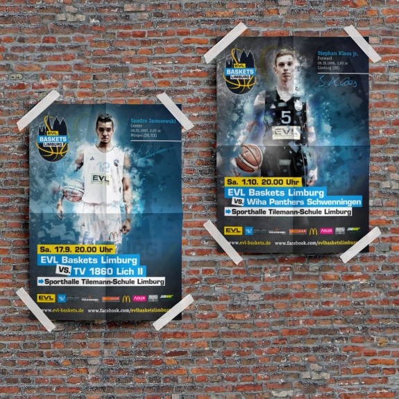 mister bk! | Referenz: EVL-Baskets Poster