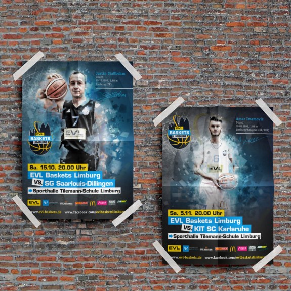 mister bk! | Referenz: EVL-Baskets Poster