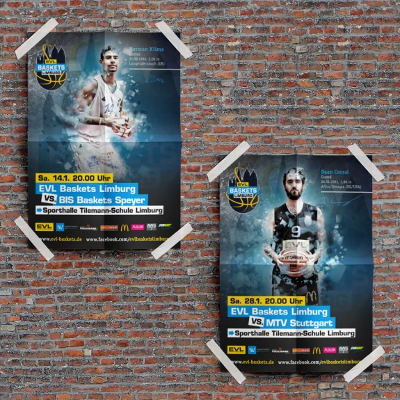 mister bk! | Referenz: EVL-Baskets Poster