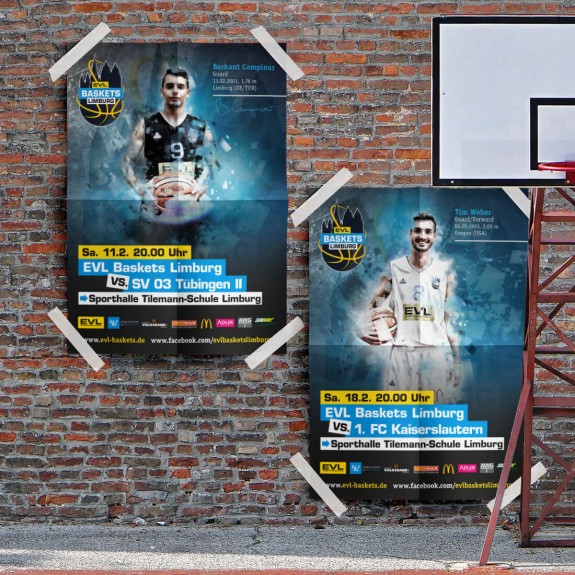 mister bk! | Referenz: EVL-Baskets Poster