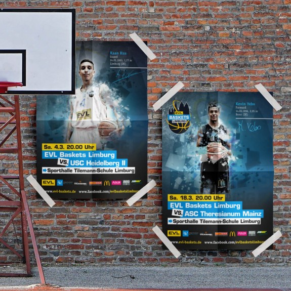 mister bk! | Referenz: EVL-Baskets Poster