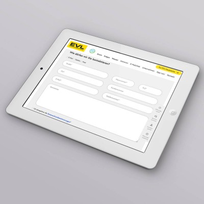 mister bk! | Referenz: Energieversorgung Limburg Website 2017 Tablet