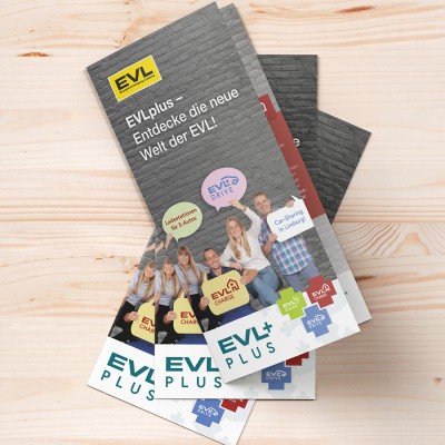 mister bk! | Referenz: Energieversorgung Limburg Flyer EVLplus