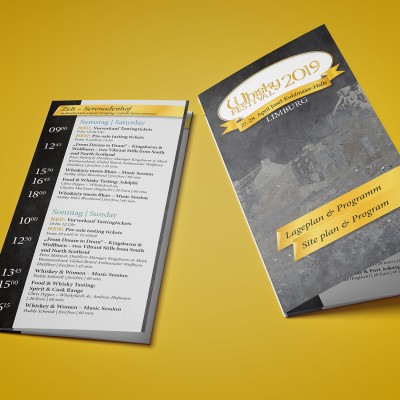 mister bk! | Referenz: Whisky Festival Limburg - Programm Flyer