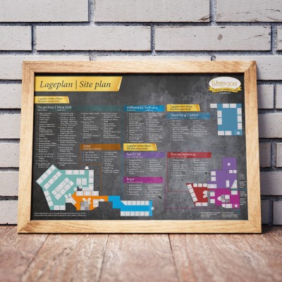 mister bk! | Referenz: Whisky Festival Limburg - Lageplan Plakat