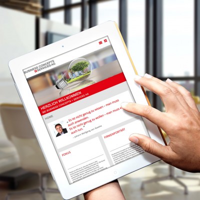 mister bk! | Referenz: BCS Website Tablet