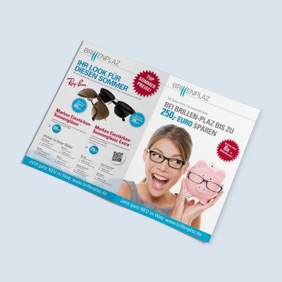 mister bk! | Referenz: Brillenplaz Broschüre