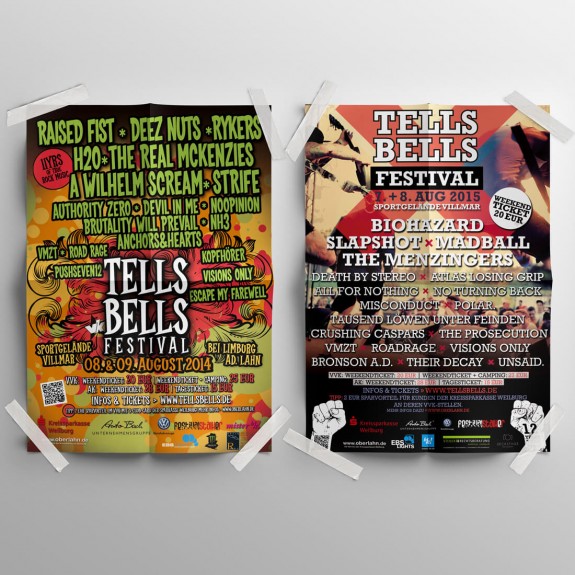 mister bk! | Referenz: Tells Bells Festival Posterdesign 2014 + 2015