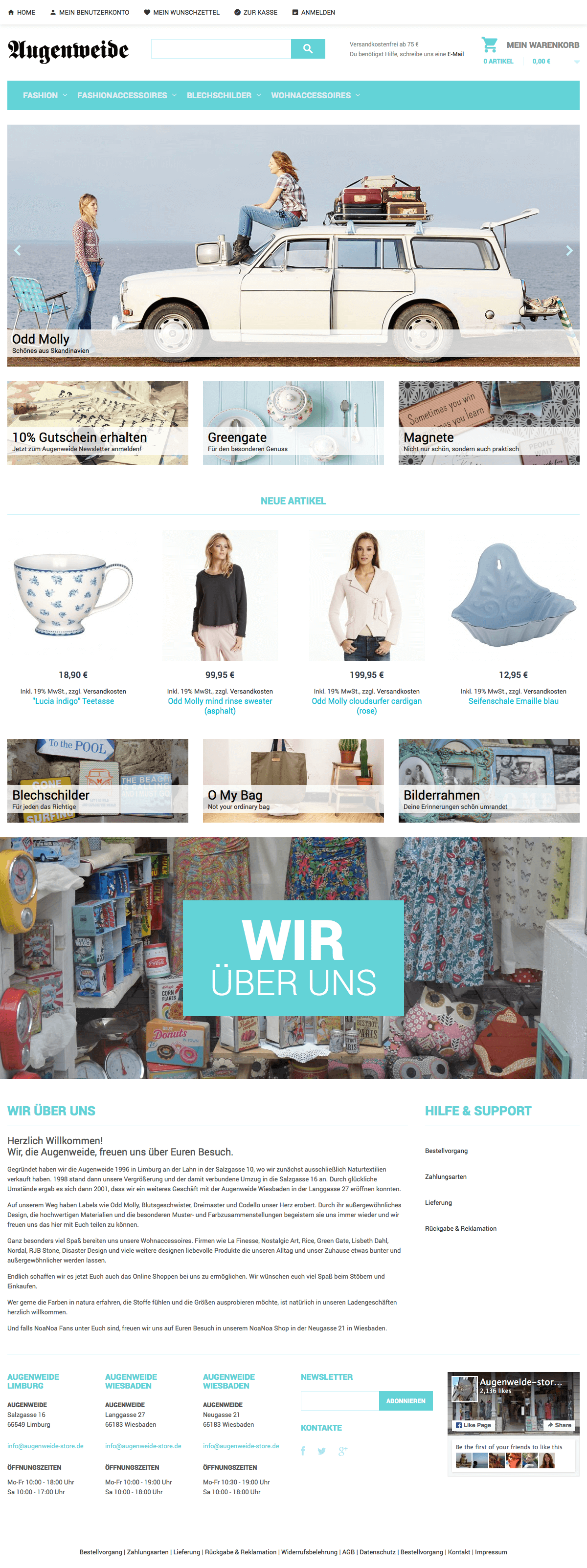 mister bk! | Referenz: Augenweide Website Responsive | Scrollbar Desktop