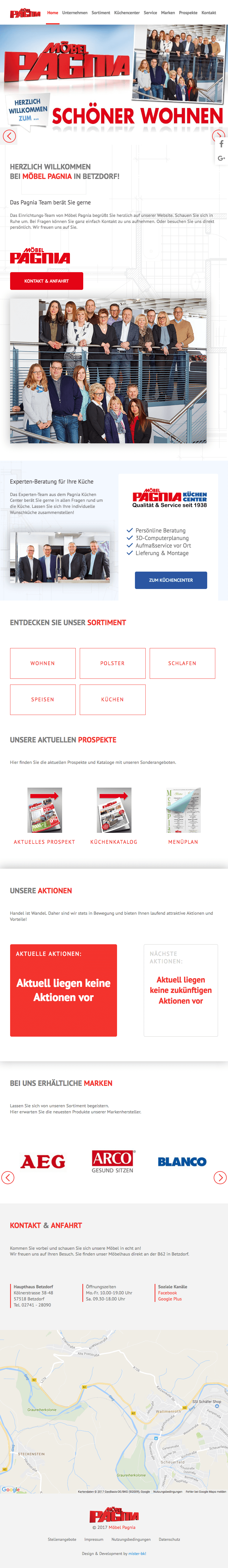 mister bk! | Referenz: pack zu Website Tablet