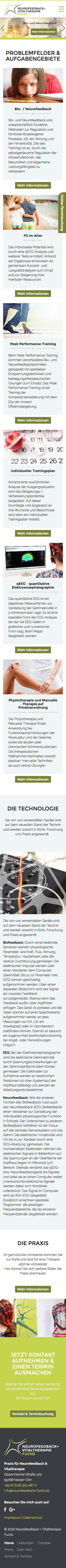 mister bk! | Referenz:  Neurofeedback + Vitaltherapie Fuchs Smartphone