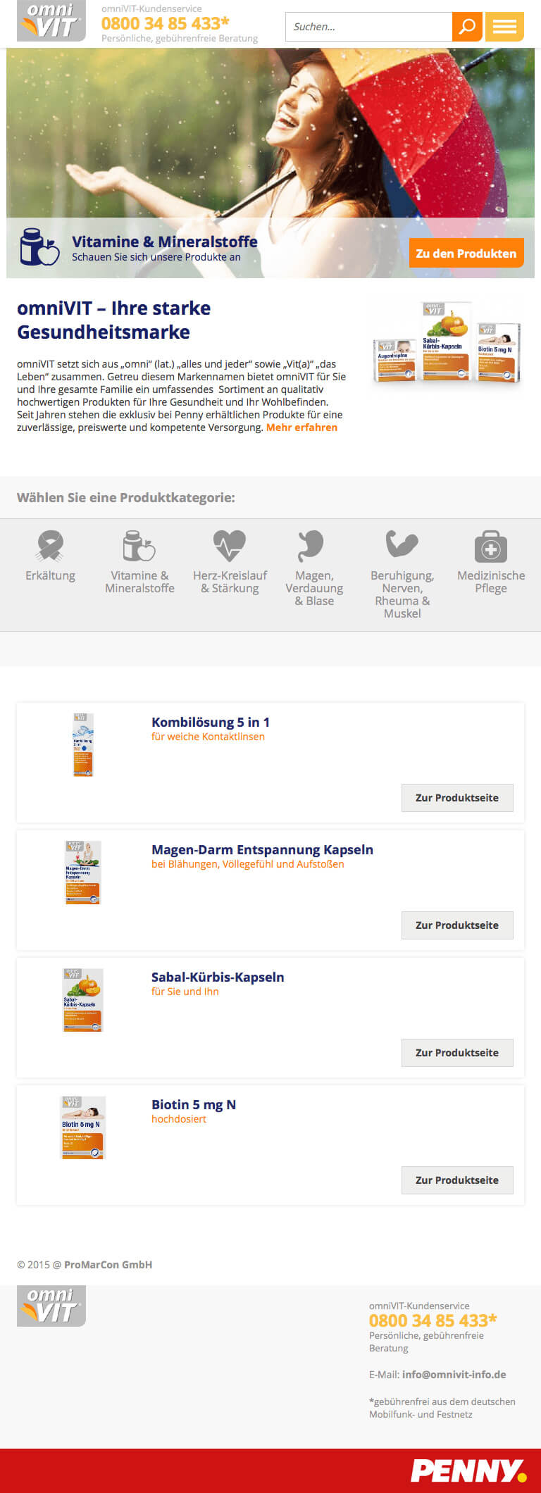 mister bk! | Referenz: omniVIT Website Tablet