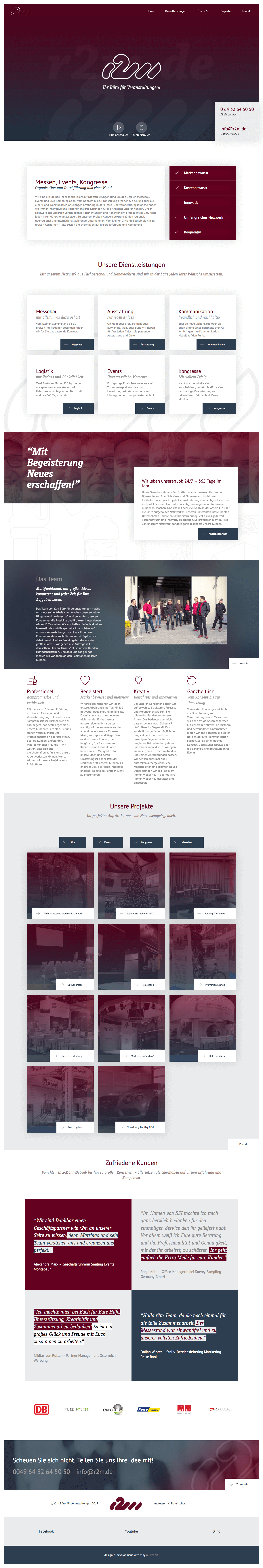 mister bk! | Referenz: r2m Website Desktop