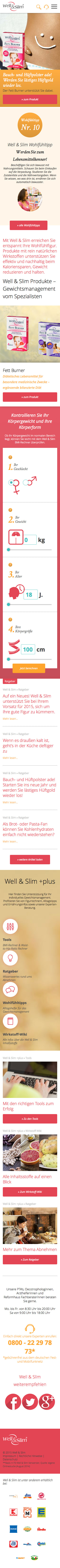mister bk! | Referenz: Well & Slim Website Smartphone