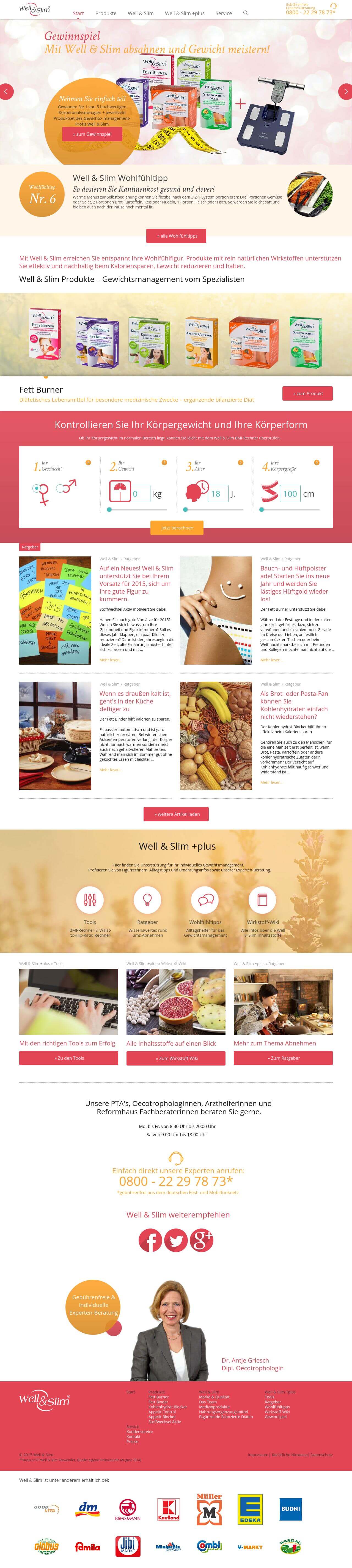 mister bk! | Referenz: Well & Slim Website Tablet